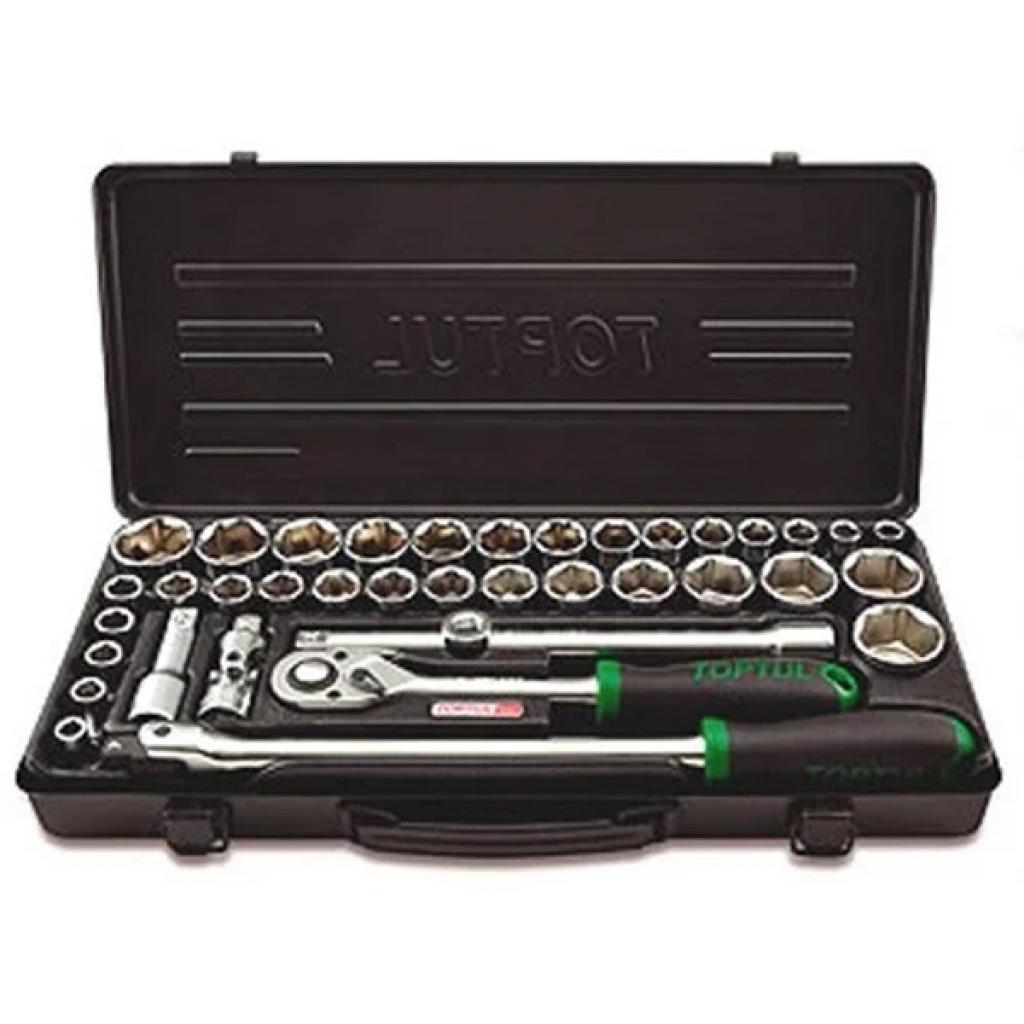 Набір інструментів Toptul для автомобіліста 1/2" (дюйм+метр.) 38од. (GBB38190) Набір інструментів Toptul для автомобіліста 1/2" (дюйм+метр.) 38од. (GBB38190)