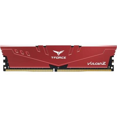 Модуль пам'яті для комп'ютера DDR4 8GB 2666 MHz T-Force Vulcan Z Red Team (TLZRD48G2666HC18H01)