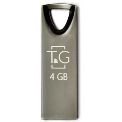USB флеш накопичувач T&G 4GB 117 Metal Series Black USB 2.0 (TG117BK-4G)