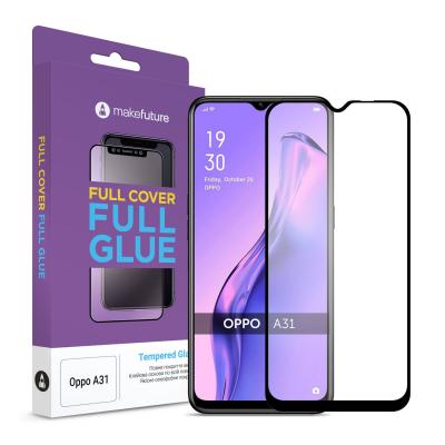 Скло захисне MakeFuture Oppo A31 Full Cover Full Glue (MGF-OPA31)