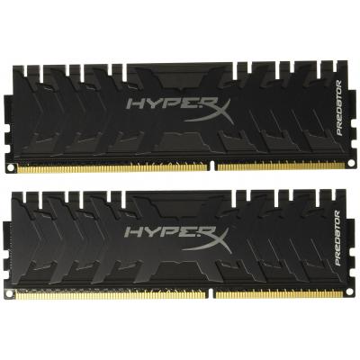 Модуль пам'яті для комп'ютера DDR4 64GB (2x32GB) 3200 MHz HyperX Predator Black Kingston Fury (ex.HyperX) (HX432C16PB3K2/64)