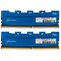 Модуль пам'яті для комп'ютера DDR4 16GB (2x8GB) 3200 MHz Blue Kudos eXceleram (EKBLUE4163222AD)