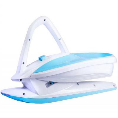 Санки Plastkon Skidrifter білі з блакитним (49098)