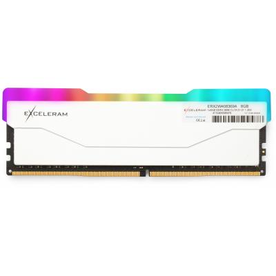 Модуль пам'яті для комп'ютера DDR4 8GB 3600 MHz RGB X2 Series White eXceleram (ERX2W408369A)