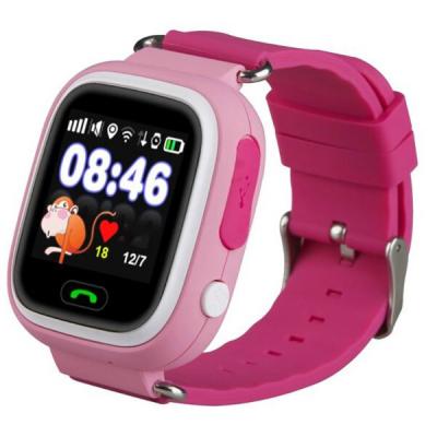 Смарт-годинник GoGPS K04 Pink дитяччі GPS годинник-телефон (K04PK)