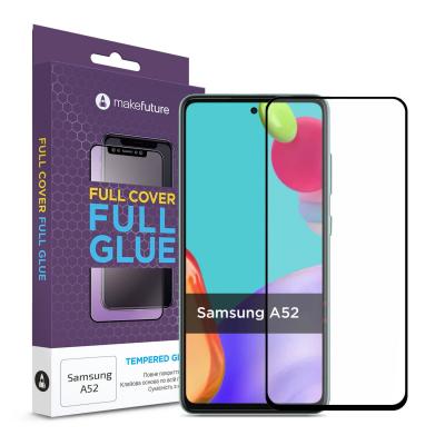 Скло захисне MakeFuture Samsung A52 Full Cover Full Glue (MGF-SA52)