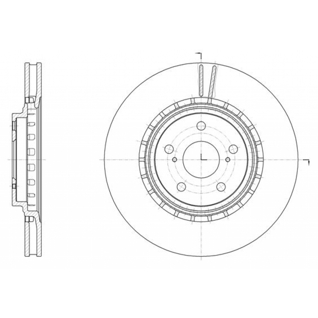 Гальмівний диск REMSA 61540.10 Гальмівний диск REMSA 61540.10