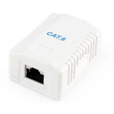 Розетка мережева Cablexpert RJ45x1 FTP, cat.6 (NCAC-1F6-01)