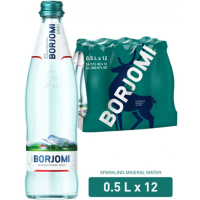 Мінеральна вода Borjomi 0.5 газ скл