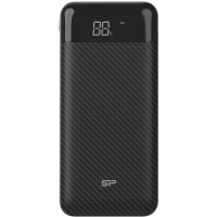 Батарея універсальна Silicon Power GS28 20000mAh, Input 5V/2A(Micro-USB/Type-C), Output 2*USB-A, Black (SP20KMAPBKGS280K)