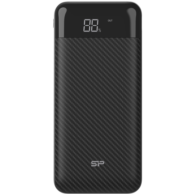Батарея універсальна Silicon Power GS28 20000mAh, Input 5V/2A(Micro-USB/Type-C), Output 2*USB-A, Black (SP20KMAPBKGS280K)