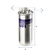 Fuel filter UFI 24.001.00