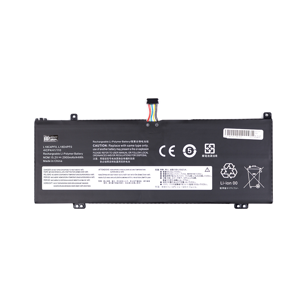 Акумулятор до ноутбука LENOVO ThinkBook 13S-IML Series (L18C4PF0) 15.2V 2900mAh PowerPlant (NB481859)
