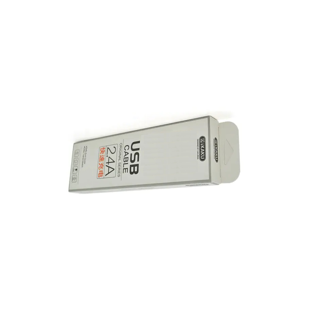 Дата кабель USB 2.0 AM to USB-C 1.0m PINNENG 2.4A White iKAKU (KSC-285-TC)