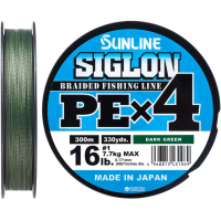 Cord Sunline Siglon PE n4 300m 1.0/0.171mm 16lb/7.7kg Dark Green (1658.09.46)