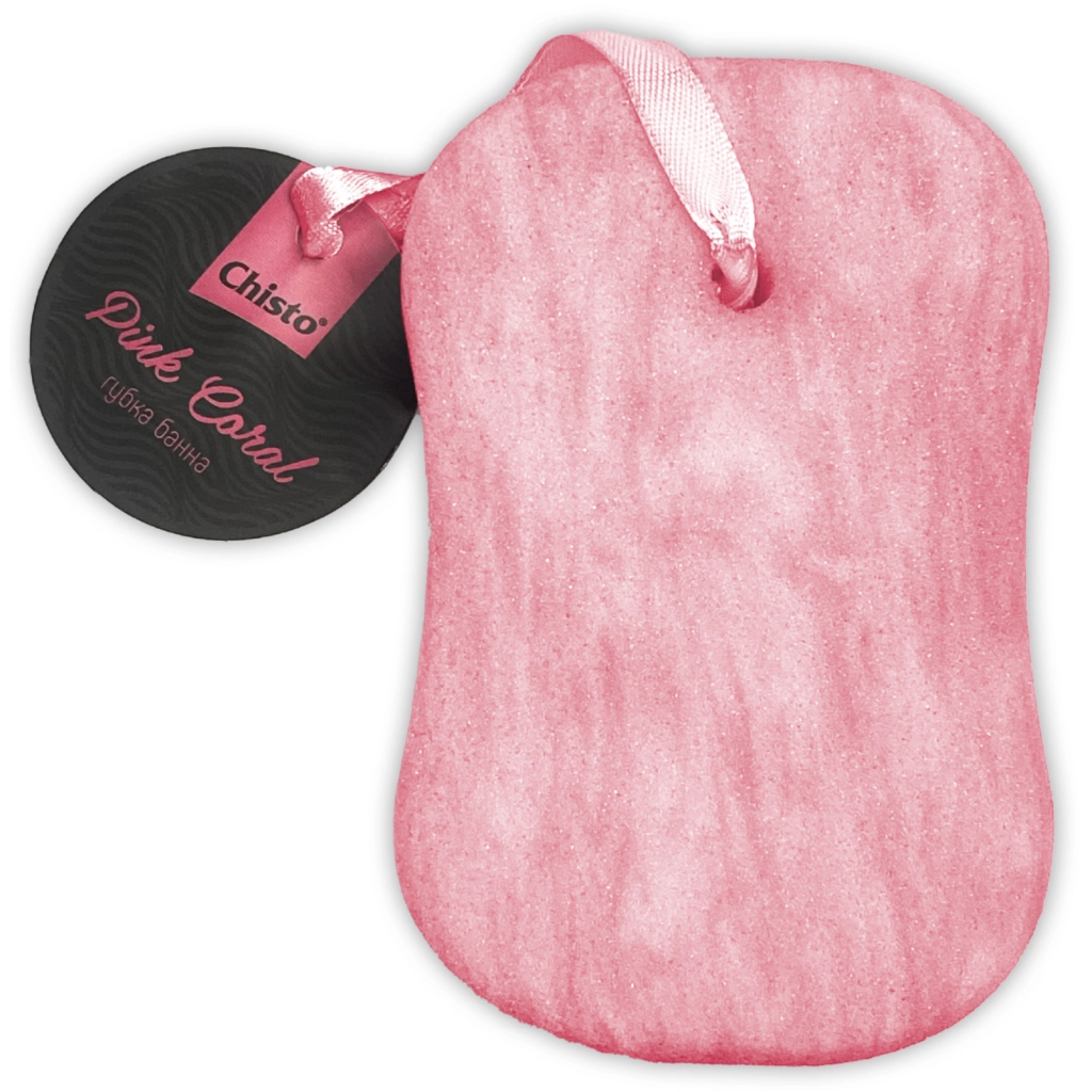 Губка для купання Chisto Pink Coral (4823098407676)