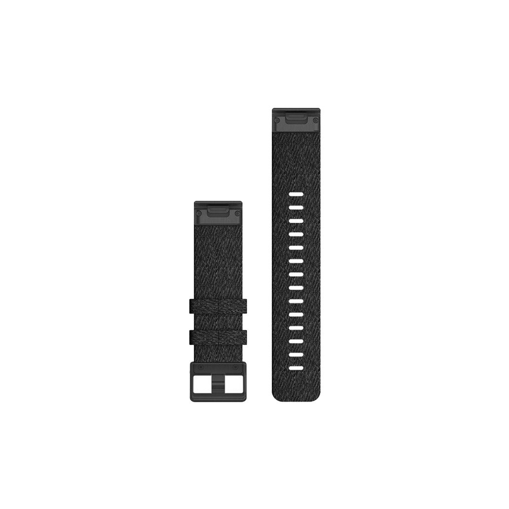 Ремінець до смарт-годинника Garmin fenix 6 22mm QuickFit Heathered Black Nylon (010-12863-07) Ремінець до смарт-годинника Garmin fenix 6 22mm QuickFit Heathered Black Nylon (010-12863-07)