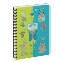 Notebook Yes B6/144 sq. obcl. Stop war (681908)