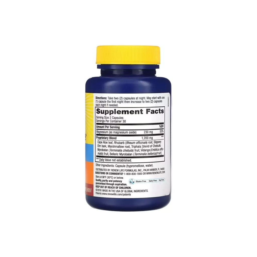 Вітамінно-мінеральний комплекс Rainbow Light Комплекс Детоксикація (Засіб від Запору), Cleanse More, Renew (REN-53440)