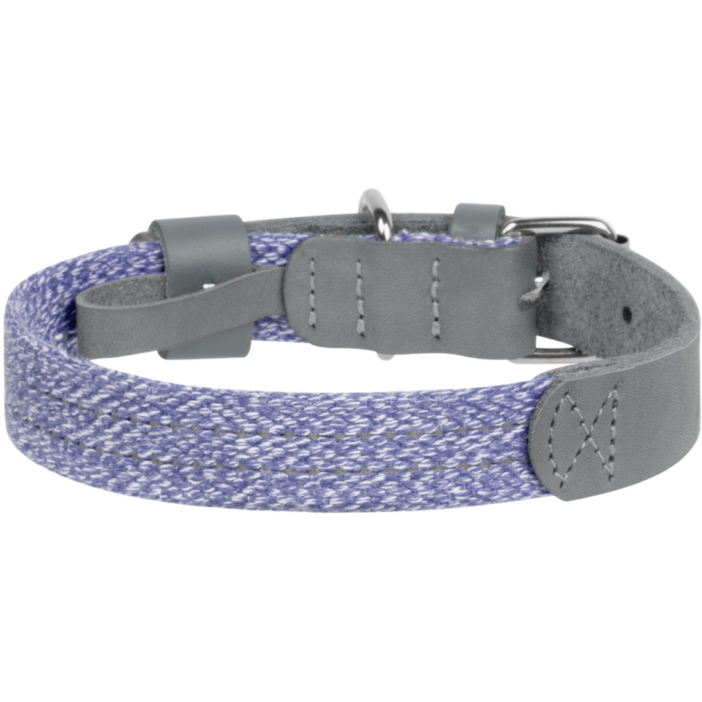 Нашийник для тварин WAUDOG Classic зі шкіри та відновленої бавовни S 15 мм х 27-36 см сірий (589011) Нашийник для тварин WAUDOG Classic зі шкіри та відновленої бавовни S 15 мм х 27-36 см сірий (589011)