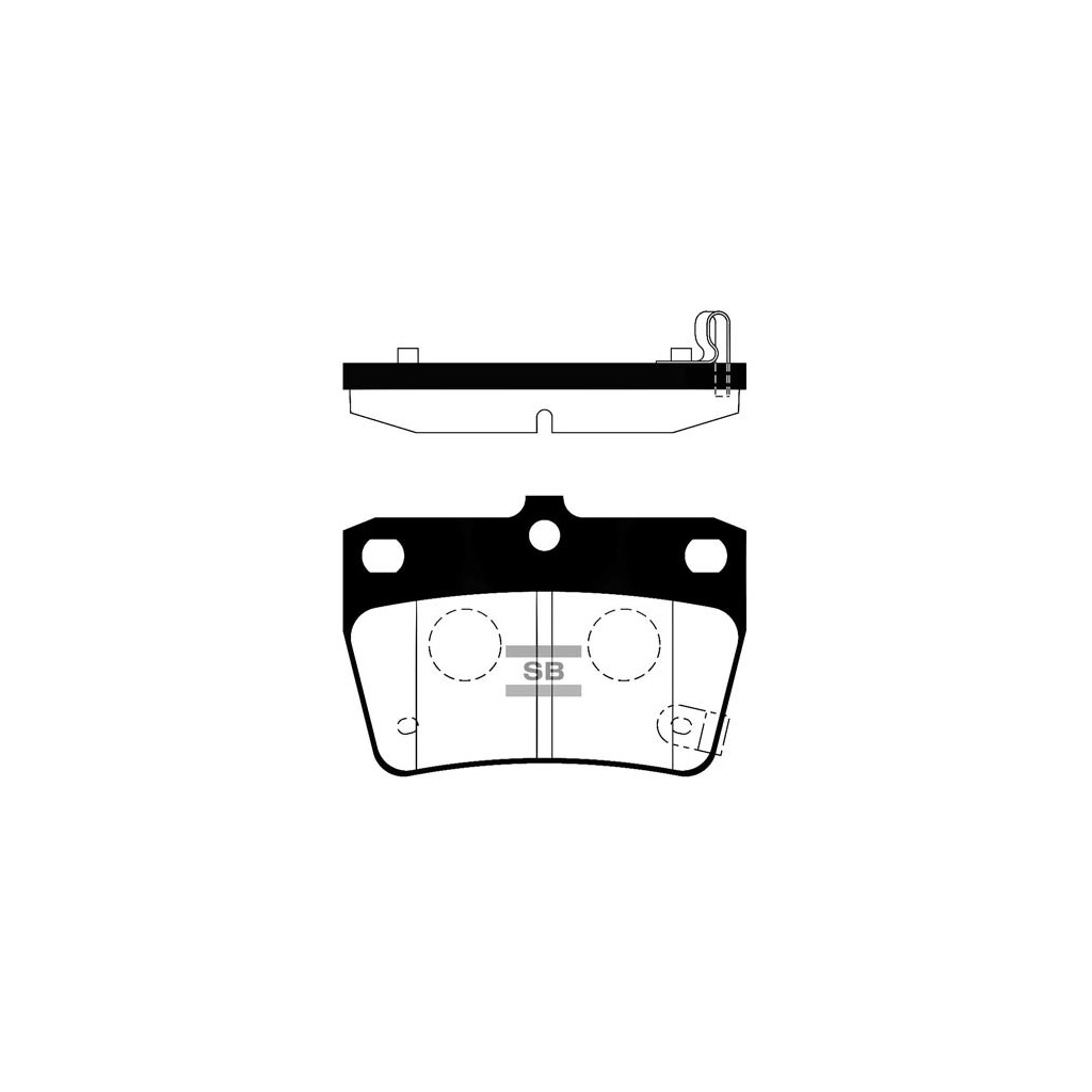 Гальмівні колодки HI-Q SP1457