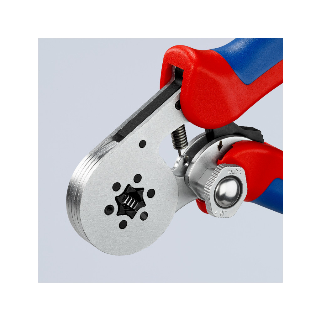 Затиск для клем KNIPEX для контактних гільз, шестигранний обжим (97 55 14)
