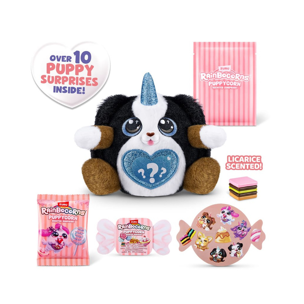 М'яка іграшка Rainbocorns сюрприз A серія Puppycorn Scent Surprise (9298A)