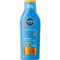Засіб від засмаги Nivea Sun Сонцезахисний лосьйон Захист та засмага SPF 20 200 мл (4005900460219)