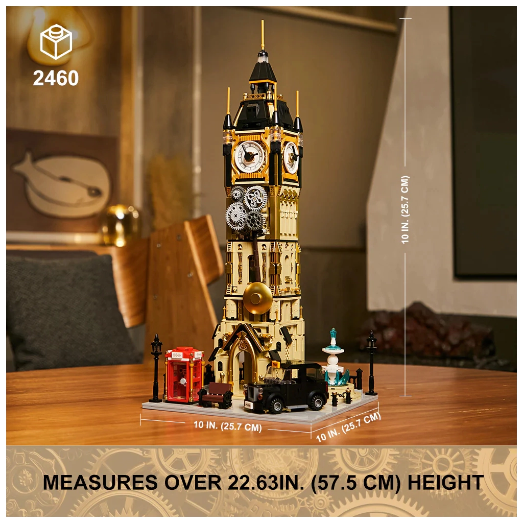Конструктор Pantasy Original - Steampunk Парк Годинникова вежа в стилі стімпанк (85008)