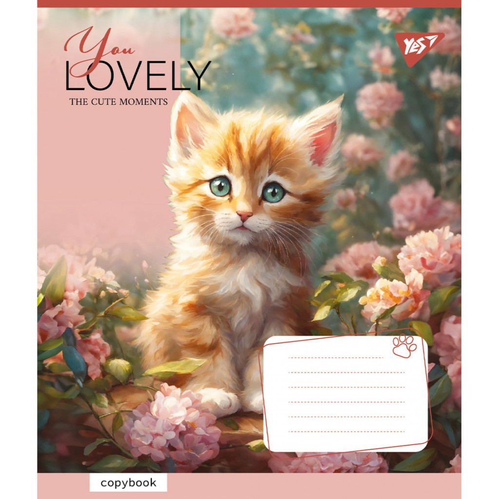 Зошит Yes You Lovely 12 аркушів лінія (766954)