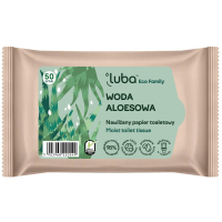 Toilet paper Luba Eco Family Moistened with aloe vera 50 pcs. (5903968220549)
