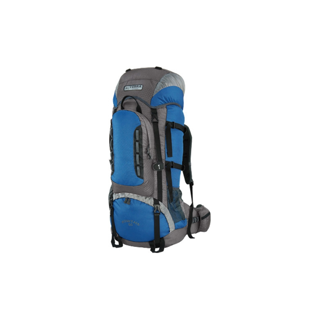 Рюкзак туристичний Terra Incognita Mountain 50 blue / gray (4823081500261)