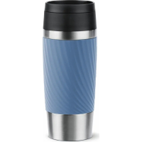 Thermal mug Tefal Travel Mug Classic Twist, 360 ml, stainless steel, blue (N2024510)