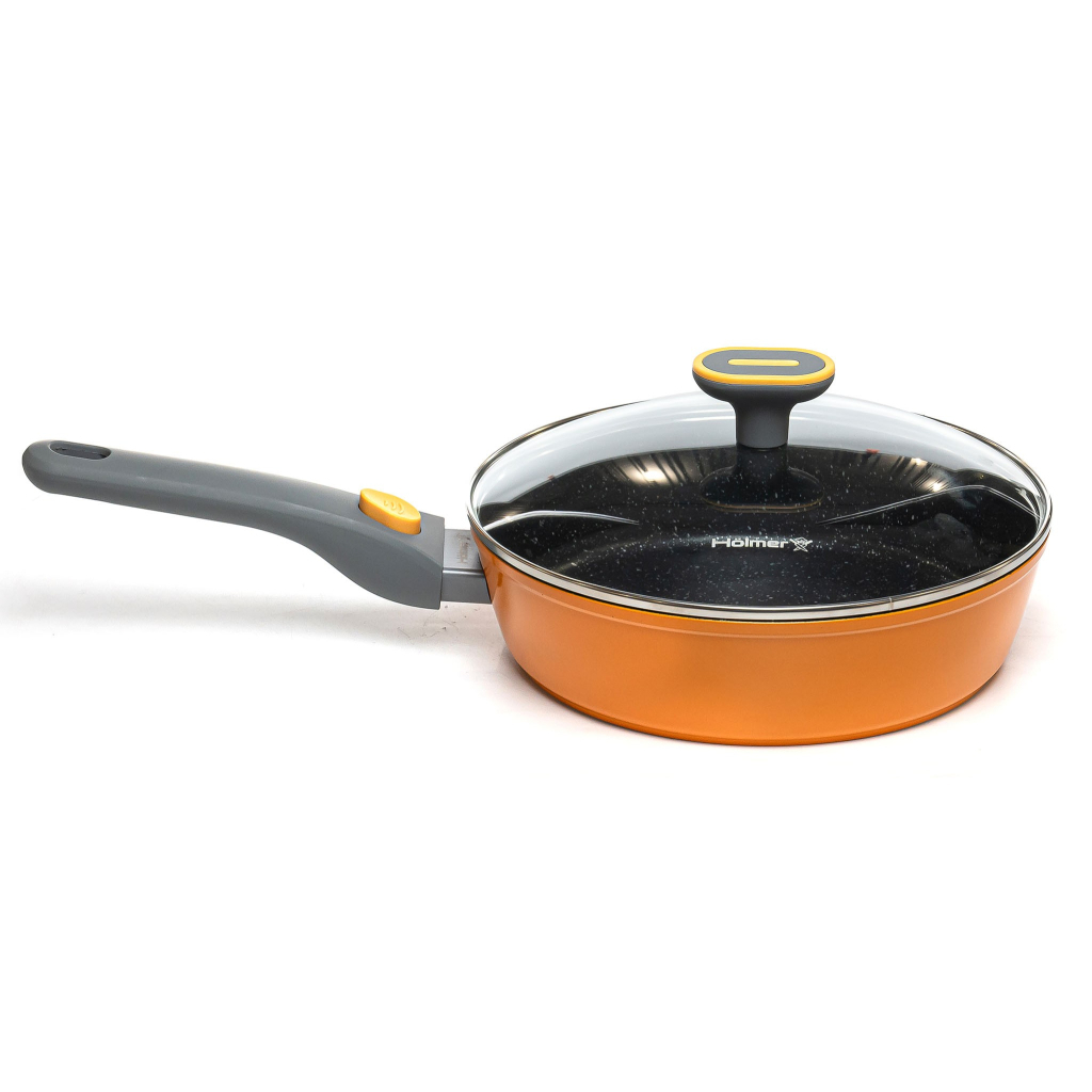 Сотейник Hölmer Star Sunny Premium кований з кришкою 24 см (DF-42824-SDMOL Star Sunny Premium)