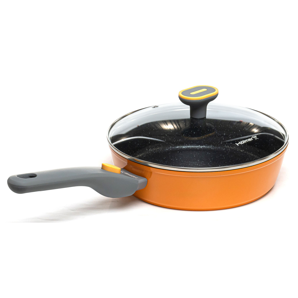 Сотейник Hölmer Star Sunny Premium кований з кришкою 24 см (DF-42824-SDMOL Star Sunny Premium)