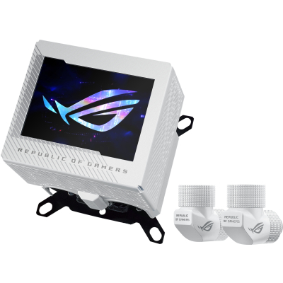 Водоблок ASUS Водоблок Asus ROG Ryujin III WB White Edition (90RC00V2-M0UAY0) (90RC00V2-M0UAY0)