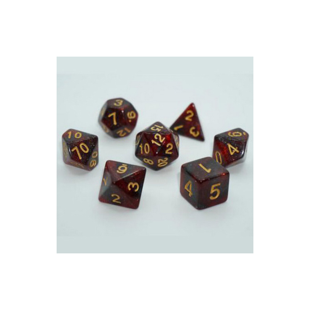 Набір кубиків для настільних ігор Games 7 Days Galaxy 7 Dice Set - Red (7 шт.) (g7dgala06) Набір кубиків для настільних ігор Games 7 Days Galaxy 7 Dice Set - Red (7 шт.) (g7dgala06)