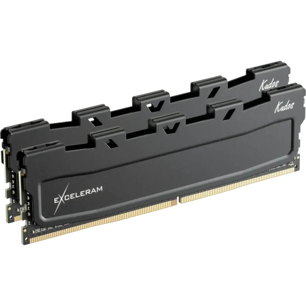 Модуль пам'яті для комп'ютера DDR5 32GB (2x16GB) 6200 MHz Black Kudos eXceleram (EK50320623238CD)