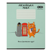 ZiBi subject notebook CUTE CAT, 36 sheets, grid, English (ZB.1731-38)