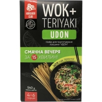 Їжа швидкого приготування Hokkaido Club Набір для приготування Wok-Soba 540 г (4820172441427)