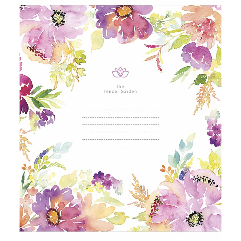 Зошит Школярик Tender Garden 12 аркушів лінія (012-3378L) Зошит Школярик Tender Garden 12 аркушів лінія (012-3378L)