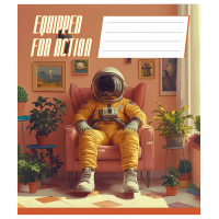 Notebook Schoolboy Equipped for action 48 sheets line (048-3519L)