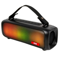 Акустична система XO F39 RGB AUX / USB (XO-F39-BK)