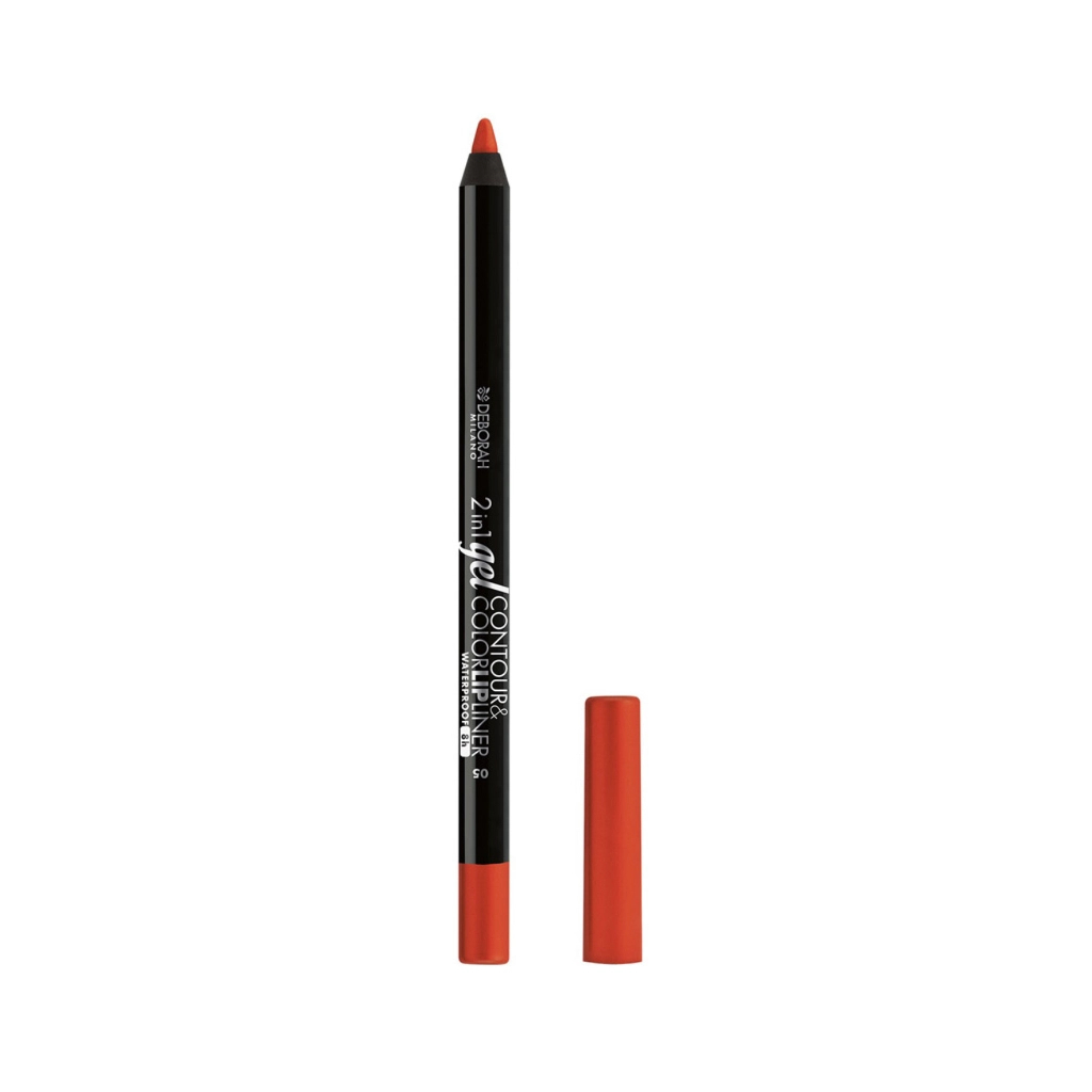 Олівець для губ Deborah 2in1 Gel Contour & Color Lipliner 05 - Orange (8009518365351)