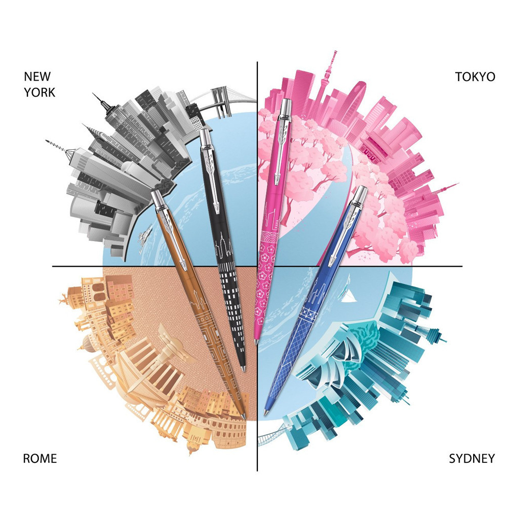 Ручка кулькова Parker JOTTER 17 SE Tokyo Pink CT BP (19 532)