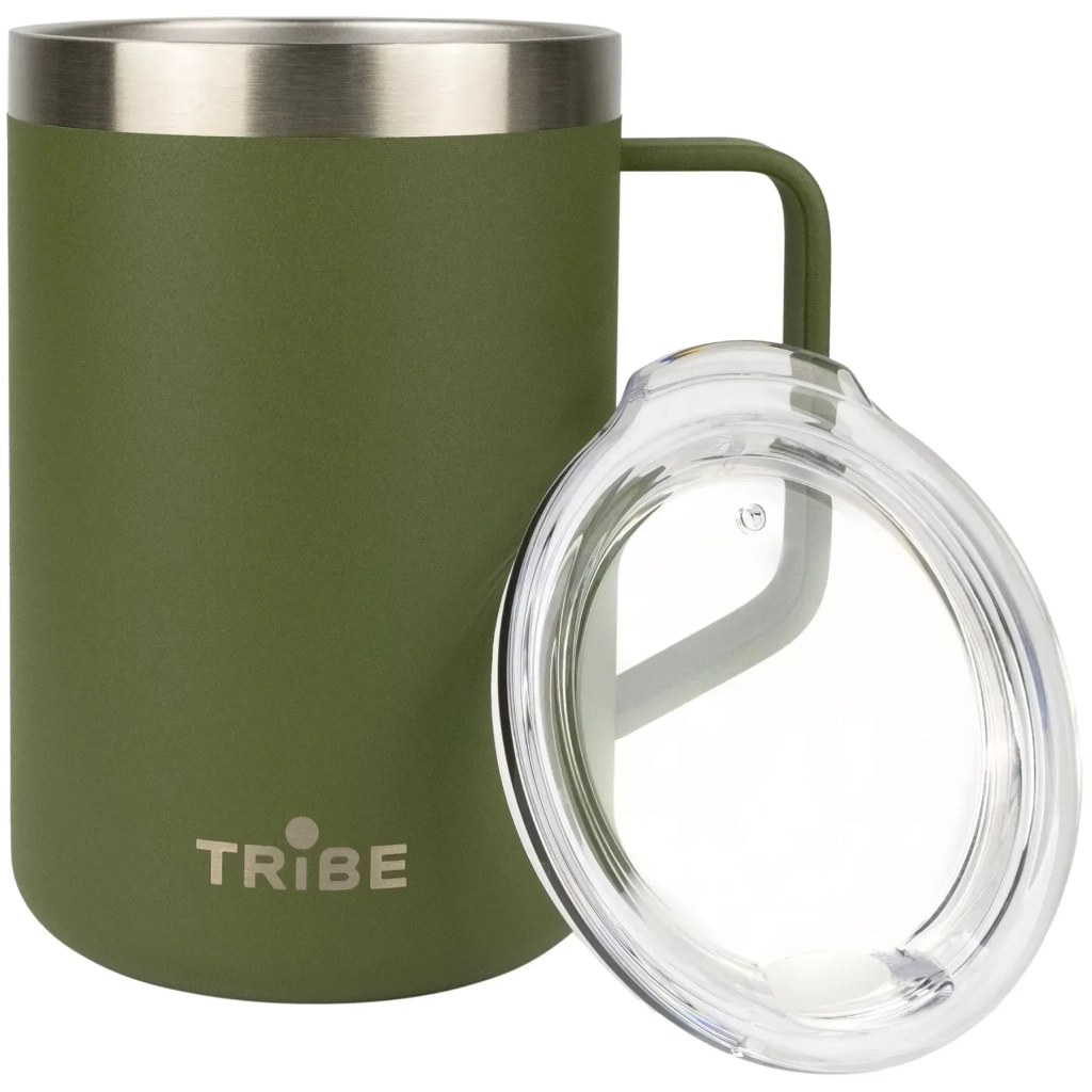 Термокружка Tribe Classic Mug 500 мл olive (T-FA-0033-olive) Термокружка Tribe Classic Mug 500 мл olive (T-FA-0033-olive)