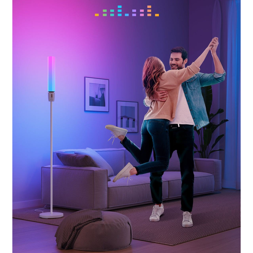 Торшер Govee H6078, 1500Lm, RGBICW, WI-FI/Bluetooth, white (H6078302)