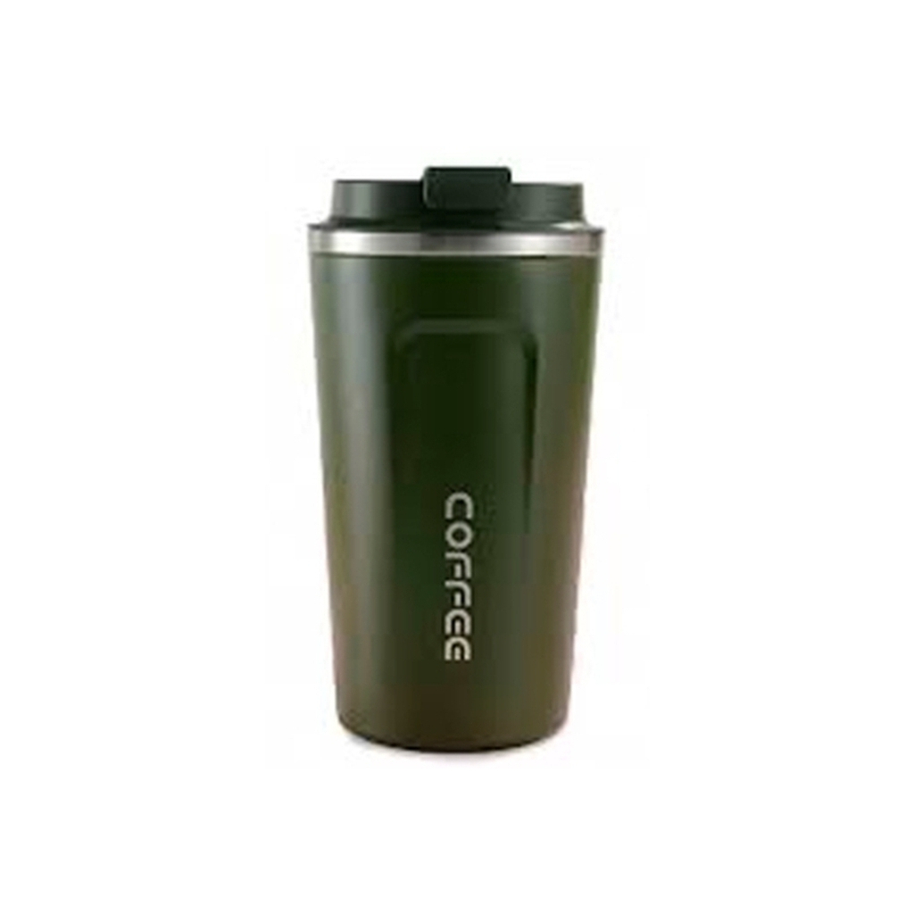 Термокружка Merlion MugCoffe 500 мл з відкидною кришкою, зелена (MugCoffe-500Green) Термокружка Merlion MugCoffe 500 мл з відкидною кришкою, зелена (MugCoffe-500Green)