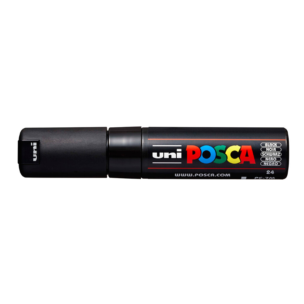Маркер UNI Posca, 4,5-5,5мм, чорний (PC-7M BLACK)