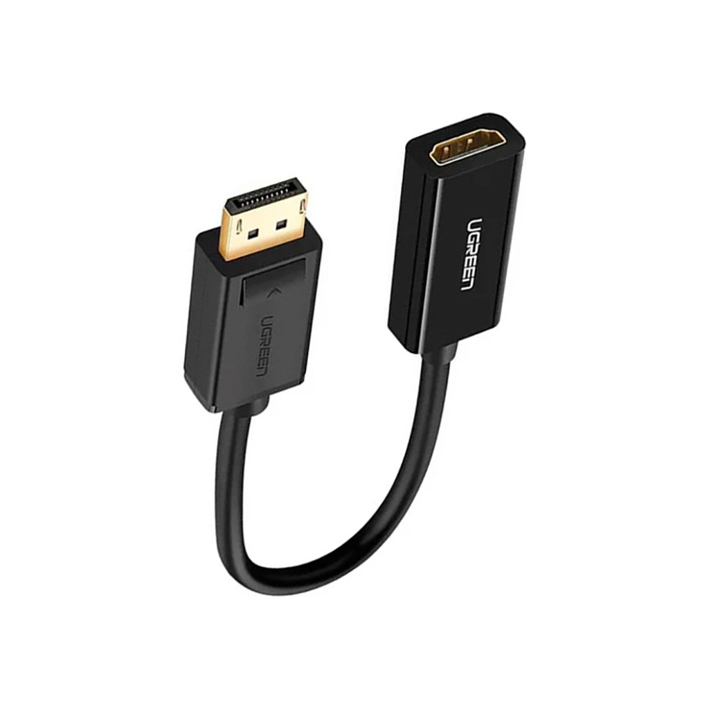 Перехідник Display Port M to HDMI F 4K30Hz black UGREEN (40363) Перехідник Display Port M to HDMI F 4K30Hz black UGREEN (40363)